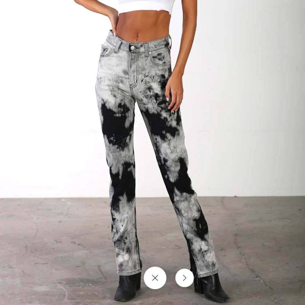 Revice Uptown Twister black & grey womens jeans- NWT (size 27)